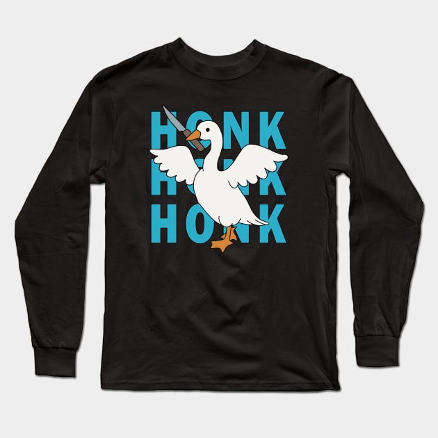 Honk Long Sleeve T-Shirt by valentinahramov